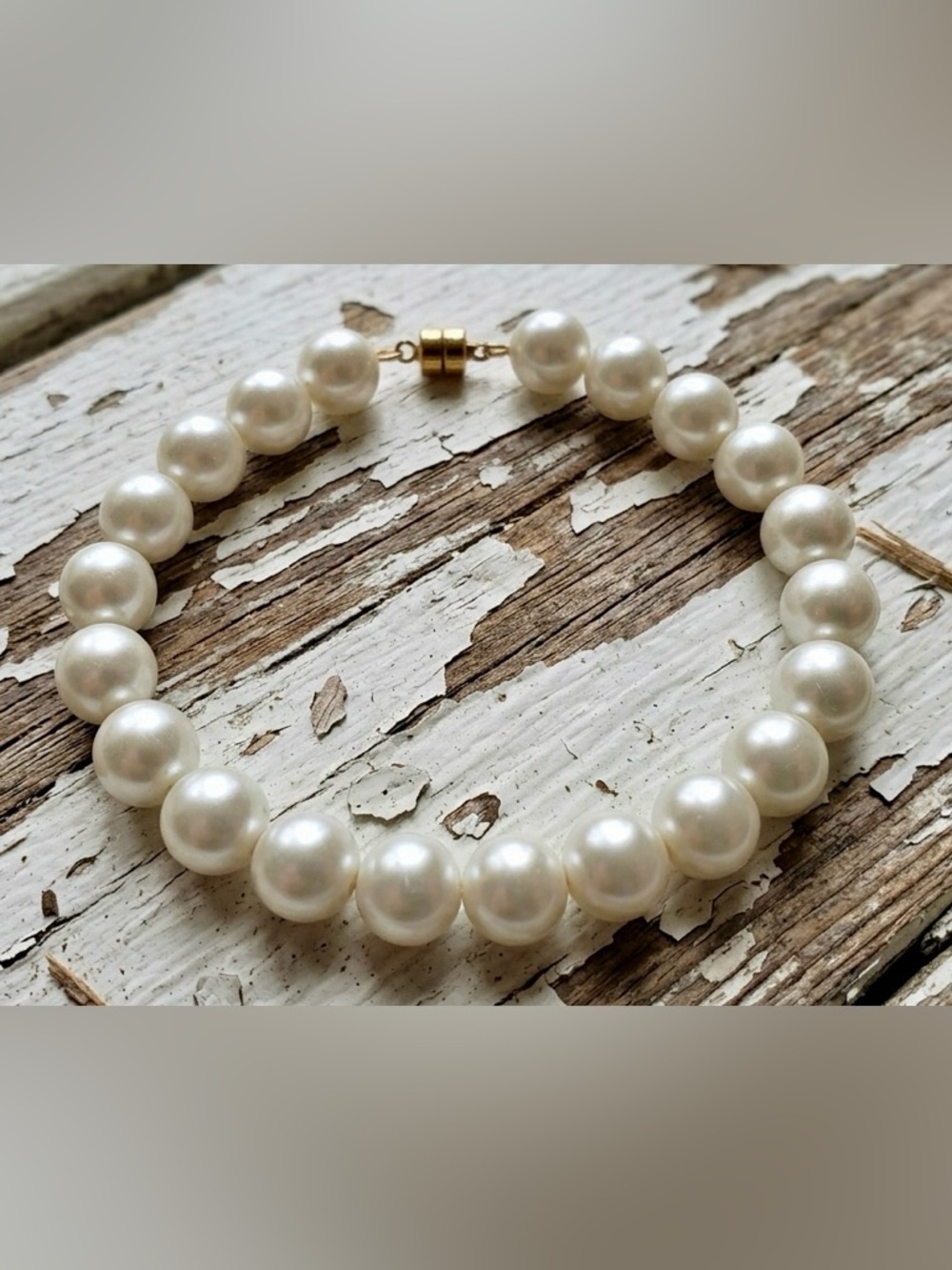 Classic White Mother of Pearl Bracelet - Elegant Women’s Jewelry